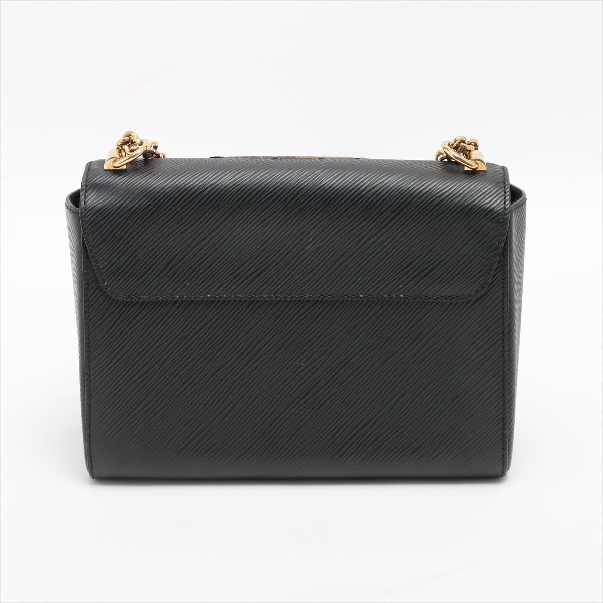 Louis Vuitton Twist Handbag Epi Leather Black Leather Shoulder Bag