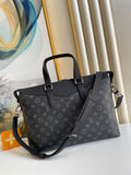 Louis Vuitton Briefcase Explorer Monogram Eclipse Canvas For Men, Bags, Shoulder And Crossbody Bags 15.4in/39cm Louis Vuitton M40566