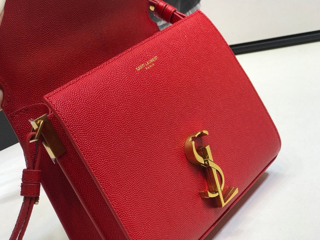 YSSL Cassandra Medium Top Handle Bag Red For Women 9in/24.5cm YSL Â 