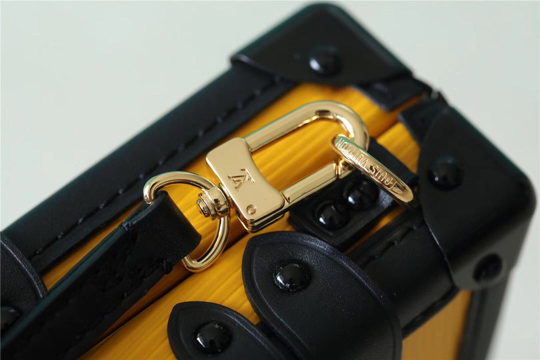 Louis Vuitton Petite Malle Epi Yellow For Women,  Shoulder And Crossbody Bags 7.9in/20cm Louis VuittonÃƒâ€šÃ‚Â 