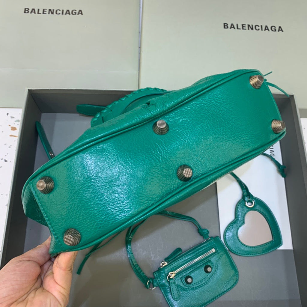 Le Cagole XS Shoulder Bag In Dark Green, For Women,  Bags 13in/33cm