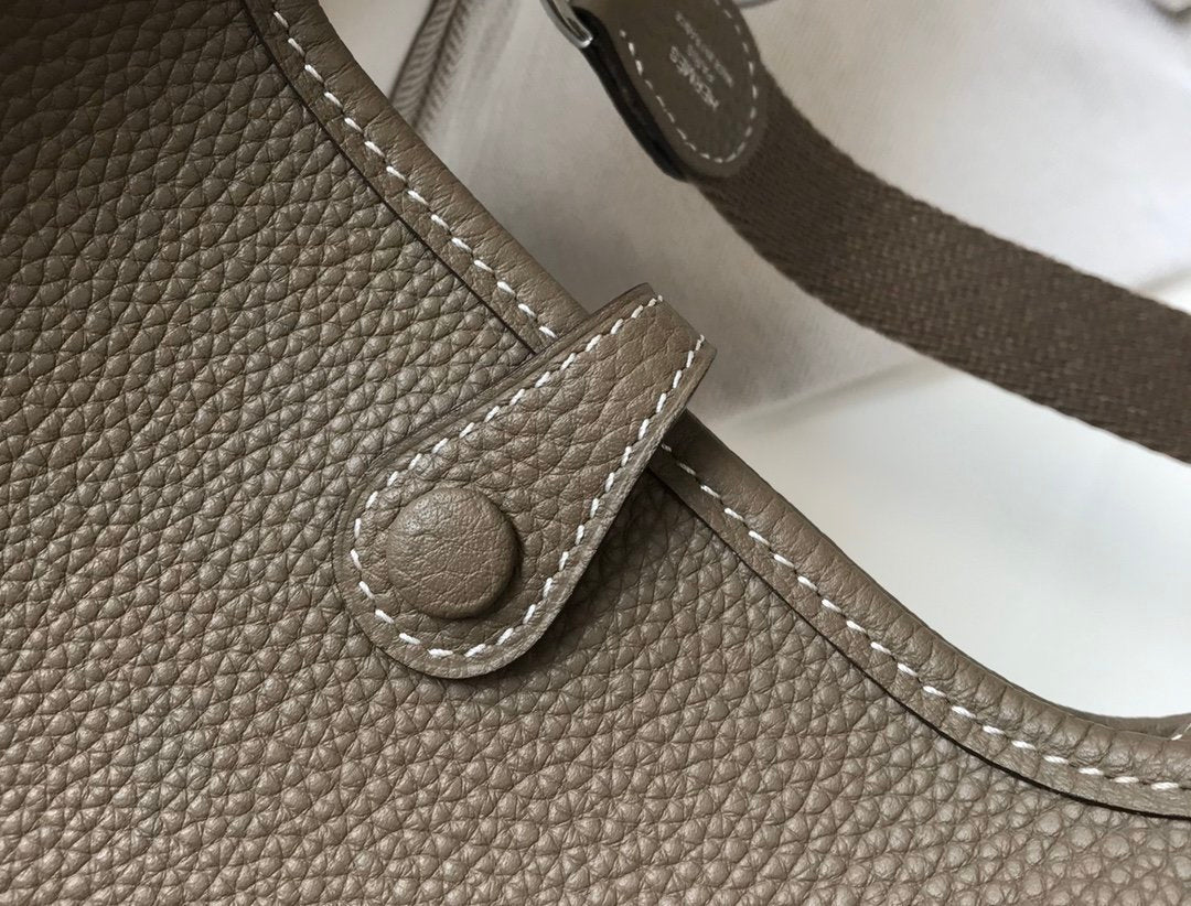 Evelyne 16 Amazone Bag Etoupe With SiLouis Vuittoner-Toned Hardware For Women, Shoulder And Crossbody Bags 6.3in/16cm H069426CKBF