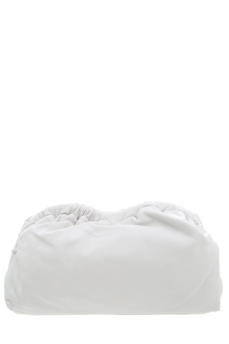 Mansur Gavriel White Oversized Cloud Clutch