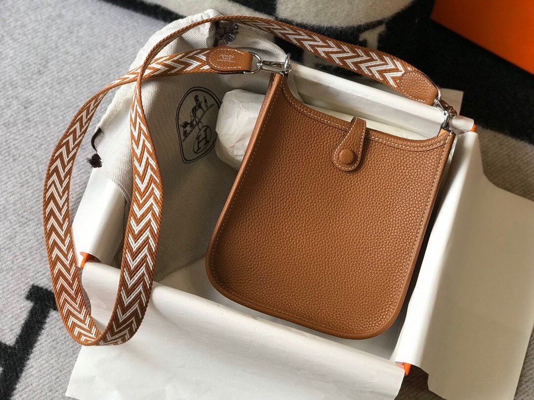 Evelyne 16 Amazone Bag Brown With SiLouis Vuittoner-Toned Hardware For Women, Shoulder And Crossbody Bags 6.3in/16cm