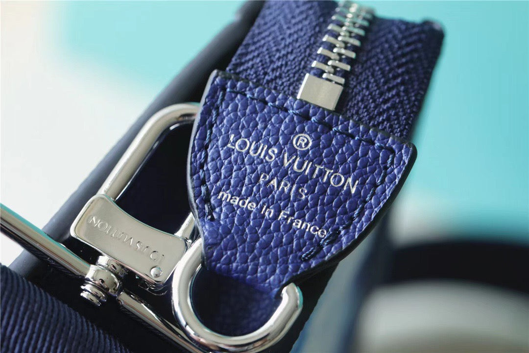 Louis Vuitton Gaston Wearable Wallet Monogram Blue For Men, Bags, Shoulder And Crossbody Bags 8.7in/22cm Louis Vuitton M81431