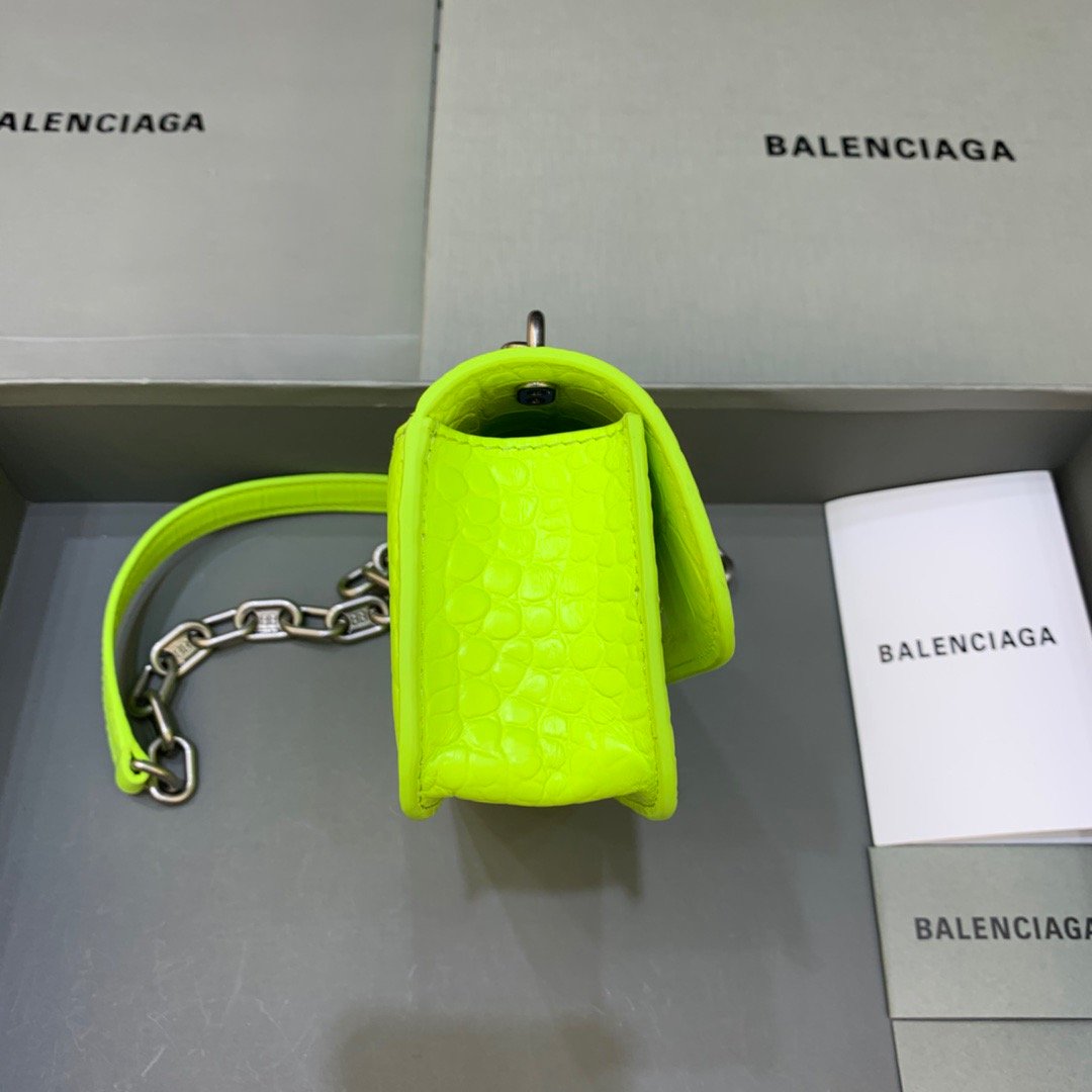 Gossip Small On Chain Shoulder Bag Green Neon, For Women,  Bags 7.4in/19cm