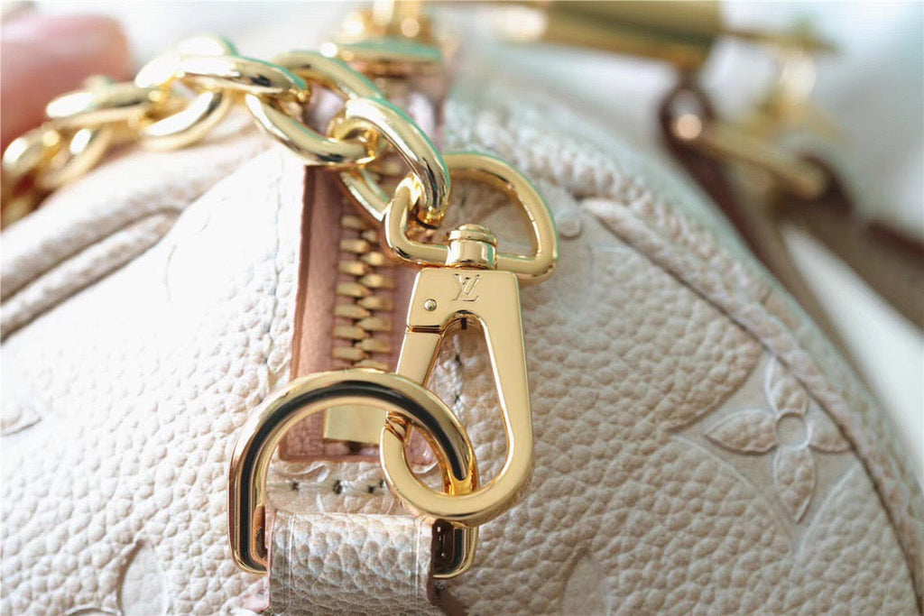 Louis Vuitton Speedy Bandouliere 20 Monogram Empreinte Pale Beige For Women,  Shoulder And Crossbody Bags 20.5cm/8.1in Louis Vuitton M46163