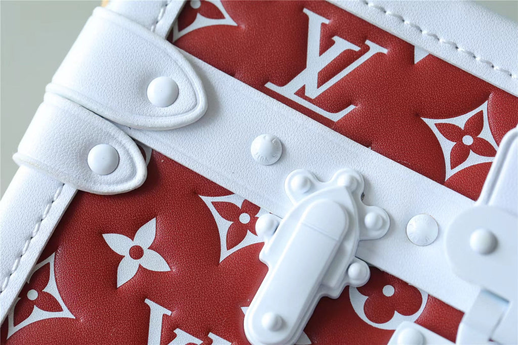 Louis Vuitton Petite Malle Monogram Embossed Puffy Terracotta Brown For Women,  Shoulder And Crossbody Bags 7.9in/20cm Louis Vuitton M20764