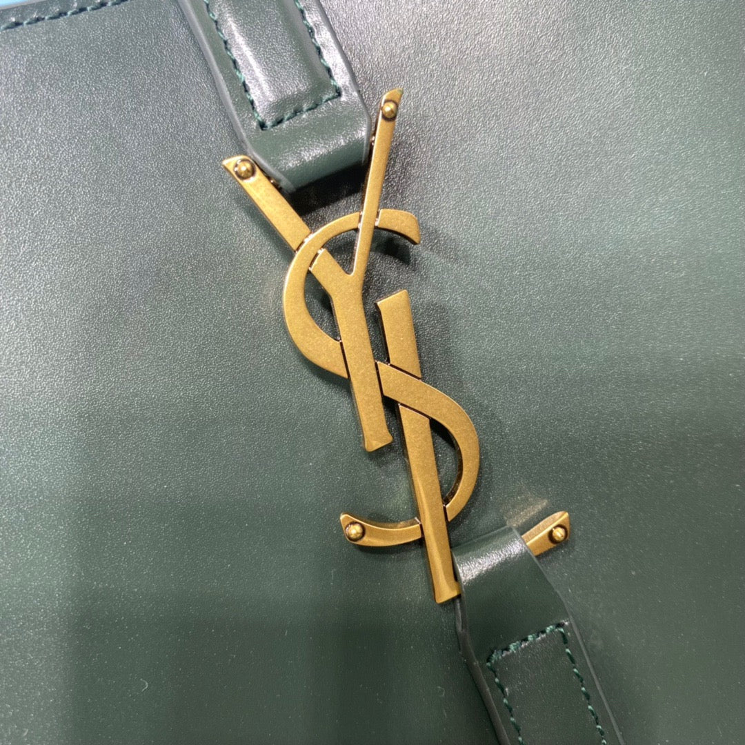 YSSL Le 5 Ã 7 Hobo Bag In Smooth Dark Green For Women 9in/23cm YSL 6572282R20W3045