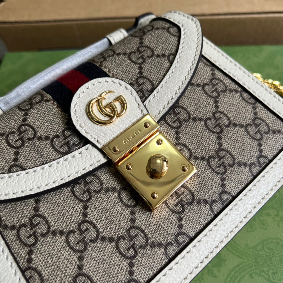 OphiGLAMIa Mini Shoulder Bag Beige For Women, Women’s Bags 6.9in/18cm Glami