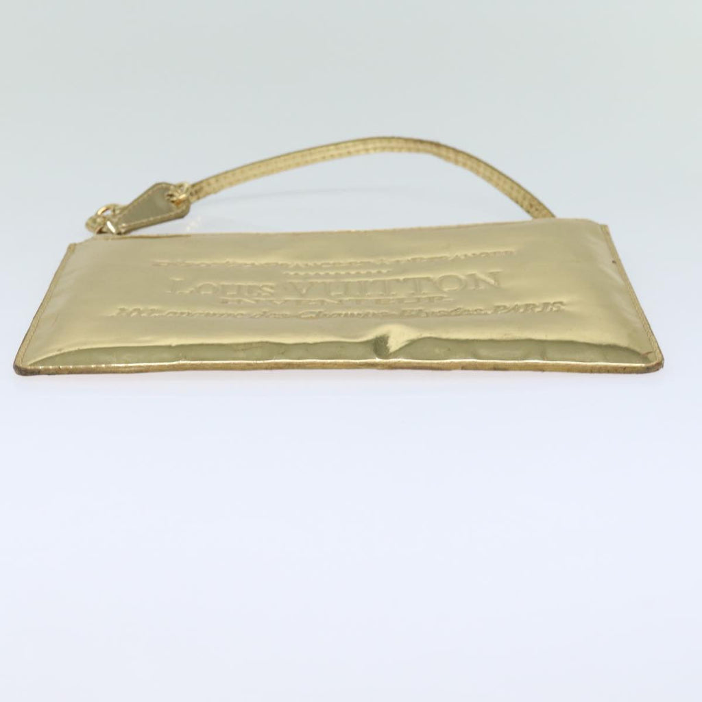 Louis Vuitton Pochette Plat   Leather Clutch Bag
