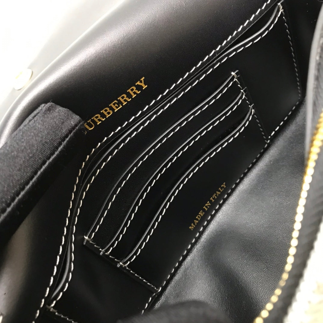 Horseferry Print Cotton Canvas Small Crossbody Bag For Women, Bags 7.1in/18cm