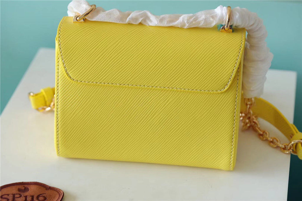 Louis Vuitton Twist PM Epi Yellow For Women,  Shoulder And Crossbody Bags 7.5in/19cm Louis Vuitton