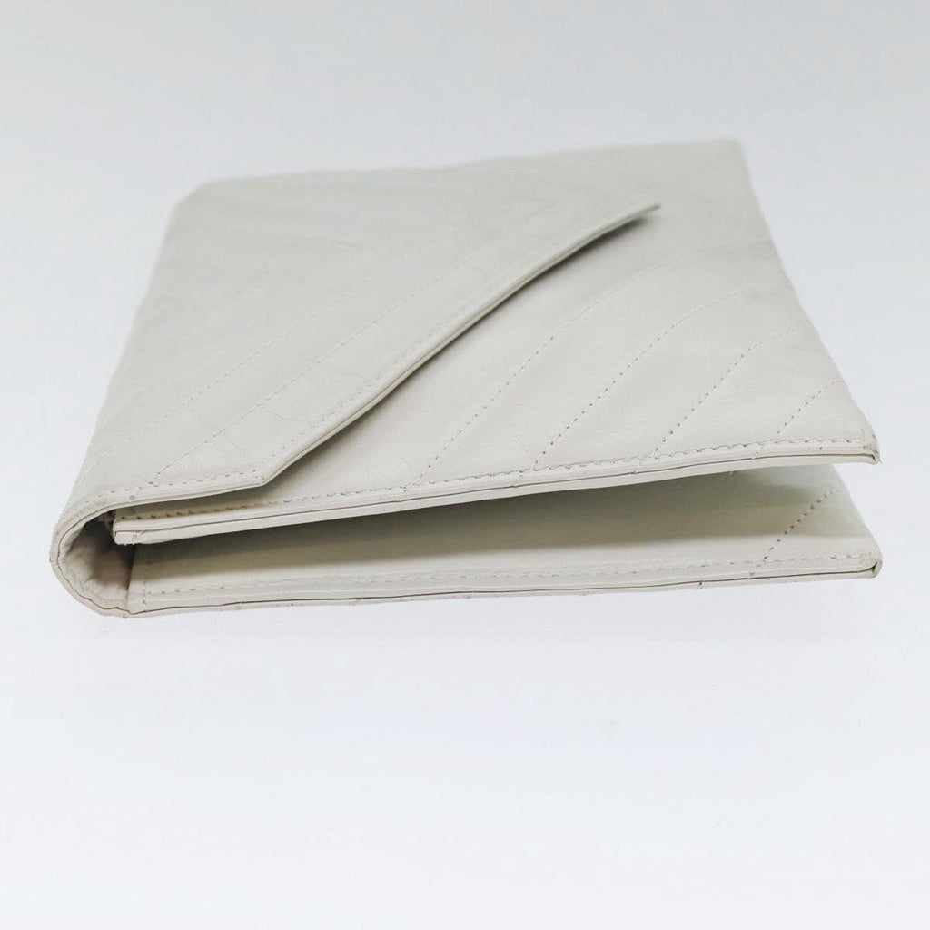 Saint Laurent Enveloppe  Leather Clutch Bag ()