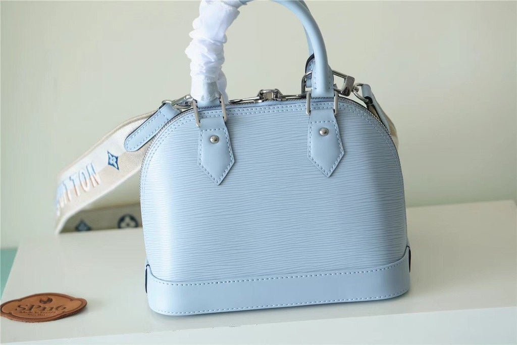 Louis Vuitton Alma Epi Light Blue For Women,  Shoulder And Crossbody Bags 23.5cm/9.3in Louis Vuitton