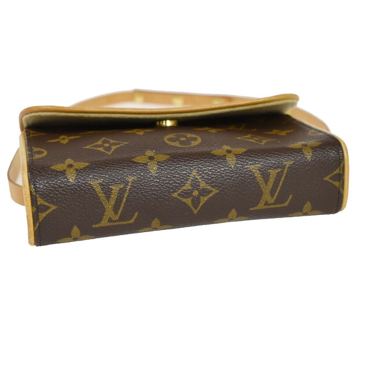 Louis Vuitton Pochette Florentine  Canvas Clutch Bag