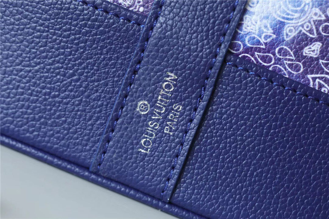 Louis Vuitton Randonee Messenger Monogram Stripes Blue For Men, Bags, Shoulder And Crossbody Bags 10.4in/26cm Louis Vuitton 