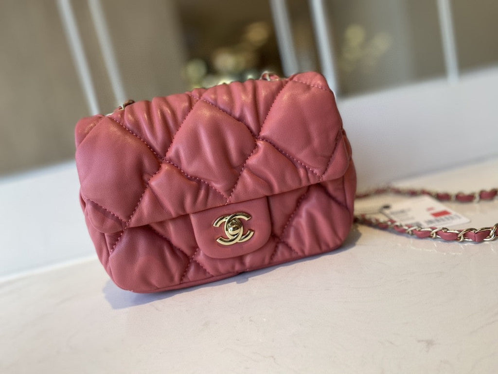 ChanelSmall GlamIap Bag Gold Hardware PiNike For Women Handbags, Shoulder Bags 7.5in/19cm AS2232
