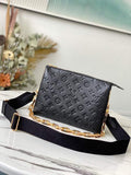 Louis Vuitton Coussin PM Monogram Embossed Puffy Black For Women, WomenÃƒÂ¢Ã¢â€šÂ¬Ã¢â€žÂ¢s Handbags, Shoulder And Crossbody Bags 10.2in/26cm Louis Vuitton M57790