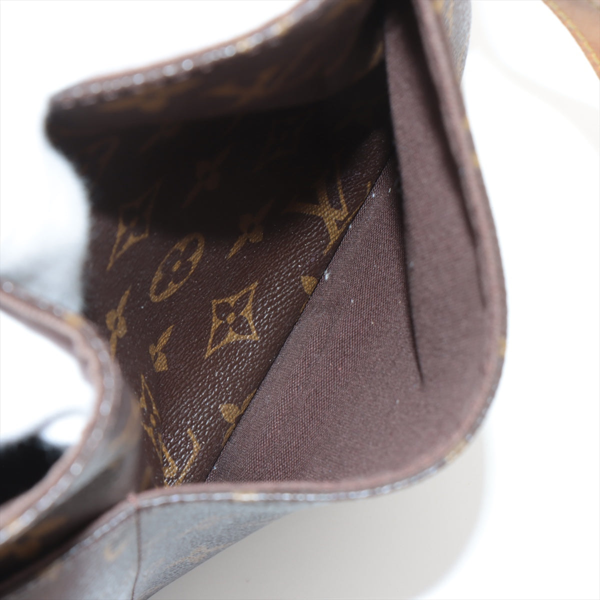 Louis Vuitton Menilmontant Handbag Monogram Canvas Brown Canvas Crossbody Bag