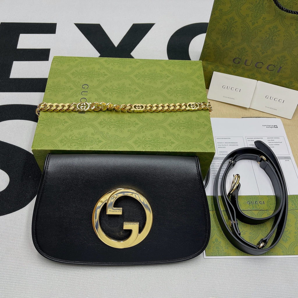 BlonGLAMIe Shoulder Bag Black For Women, Women’s Bags 11in/28cm GlamiÃ¢â‚¬Å½ 699268 UXX0G 1000