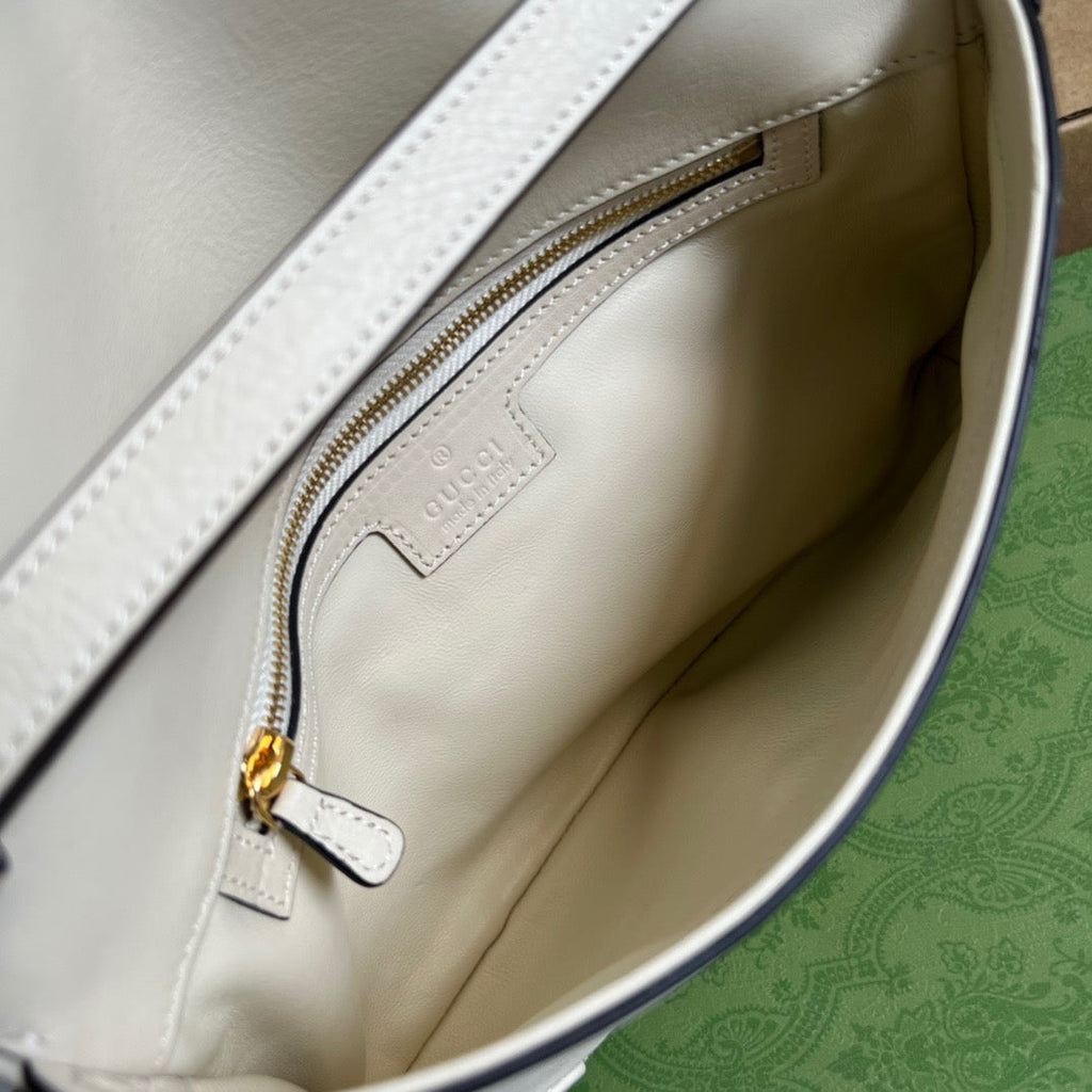 BlonGLAMIe Shoulder Bag White For Women, Women’s Bags 11in/28cm 699268 UXX0G 9022
