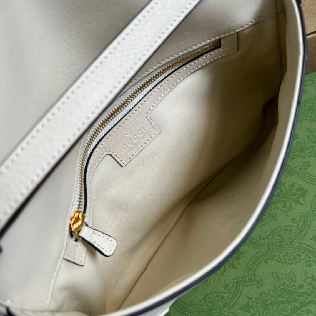 BlonGLAMIe Shoulder Bag White For Women, Women’s Bags 11in/28cm 699268 UXX0G 9022