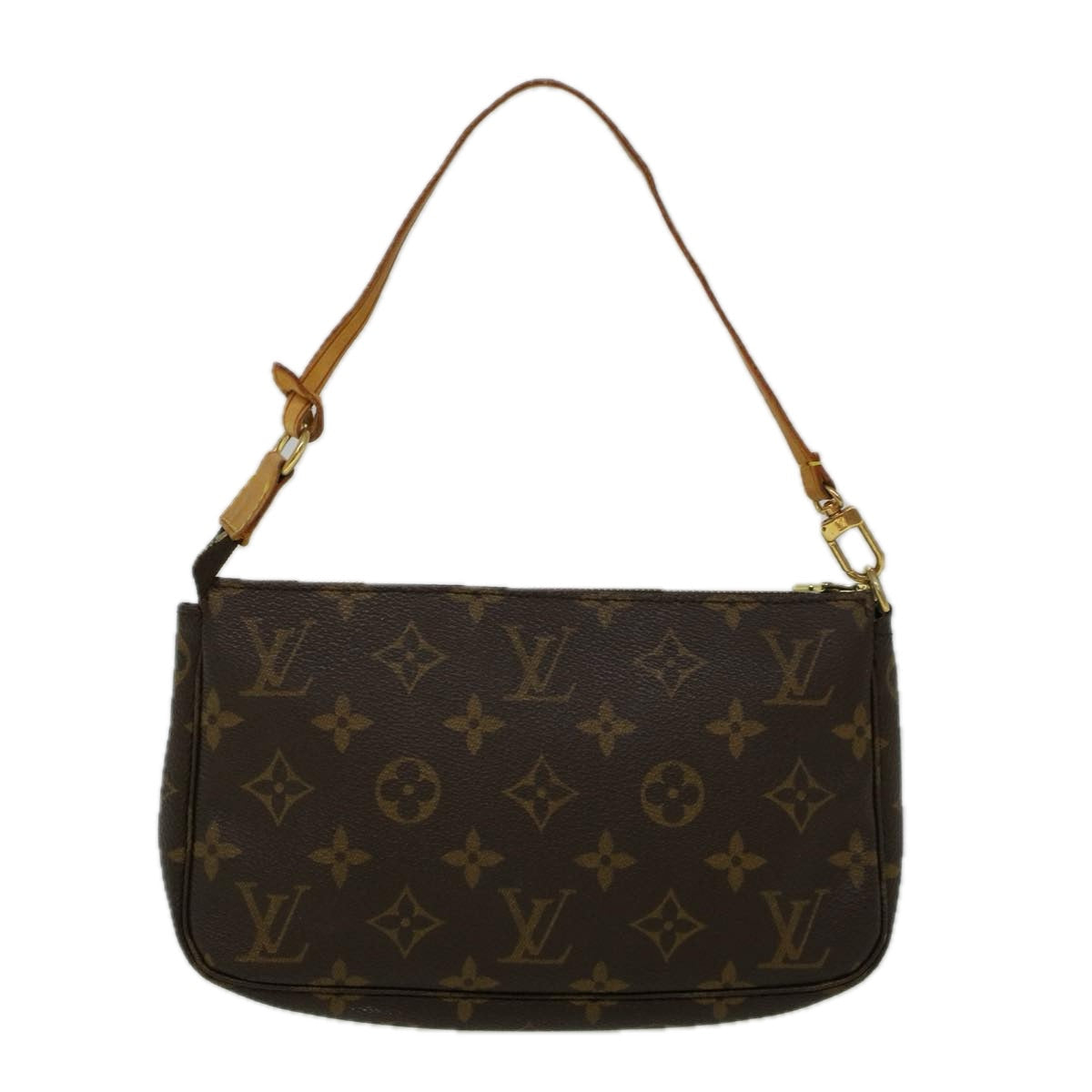 Louis Vuitton Pochette Accessoire  Canvas Clutch Bag