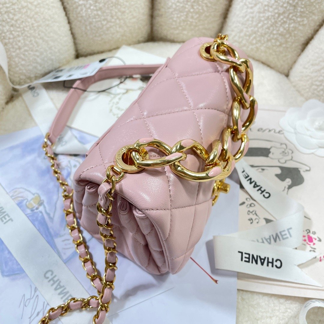 ChanelMini GlamIap Bag Gold Hardware PiNike For Women Handbags, Shoulder Bags 6.7in/17cm AS3365