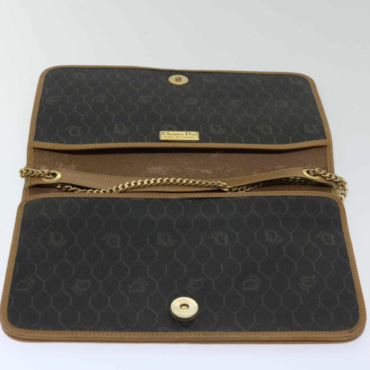 Dior Honeycomb  Canvas Shoulder Bag