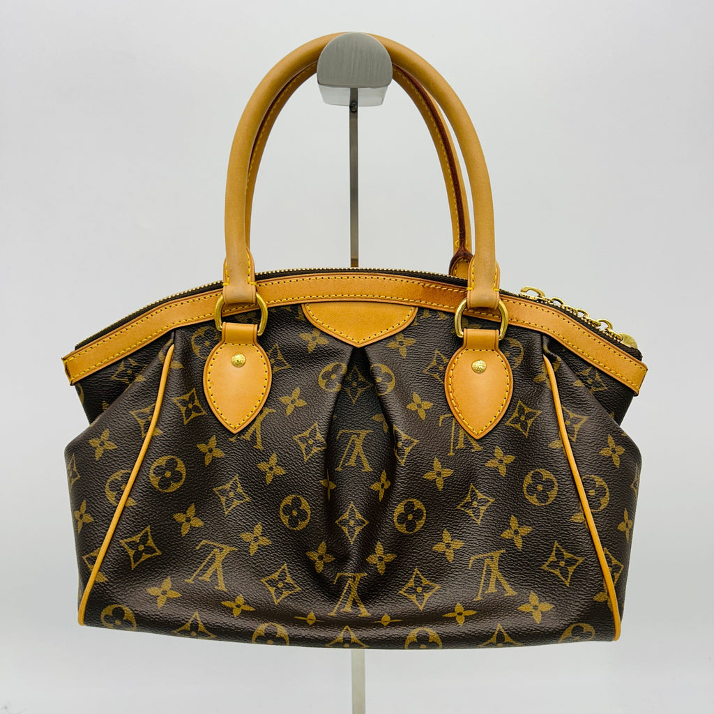 LOUIS VUITTON Tivoli PM Brown Monogram Leather Women's Shoulder Bag GP10180816