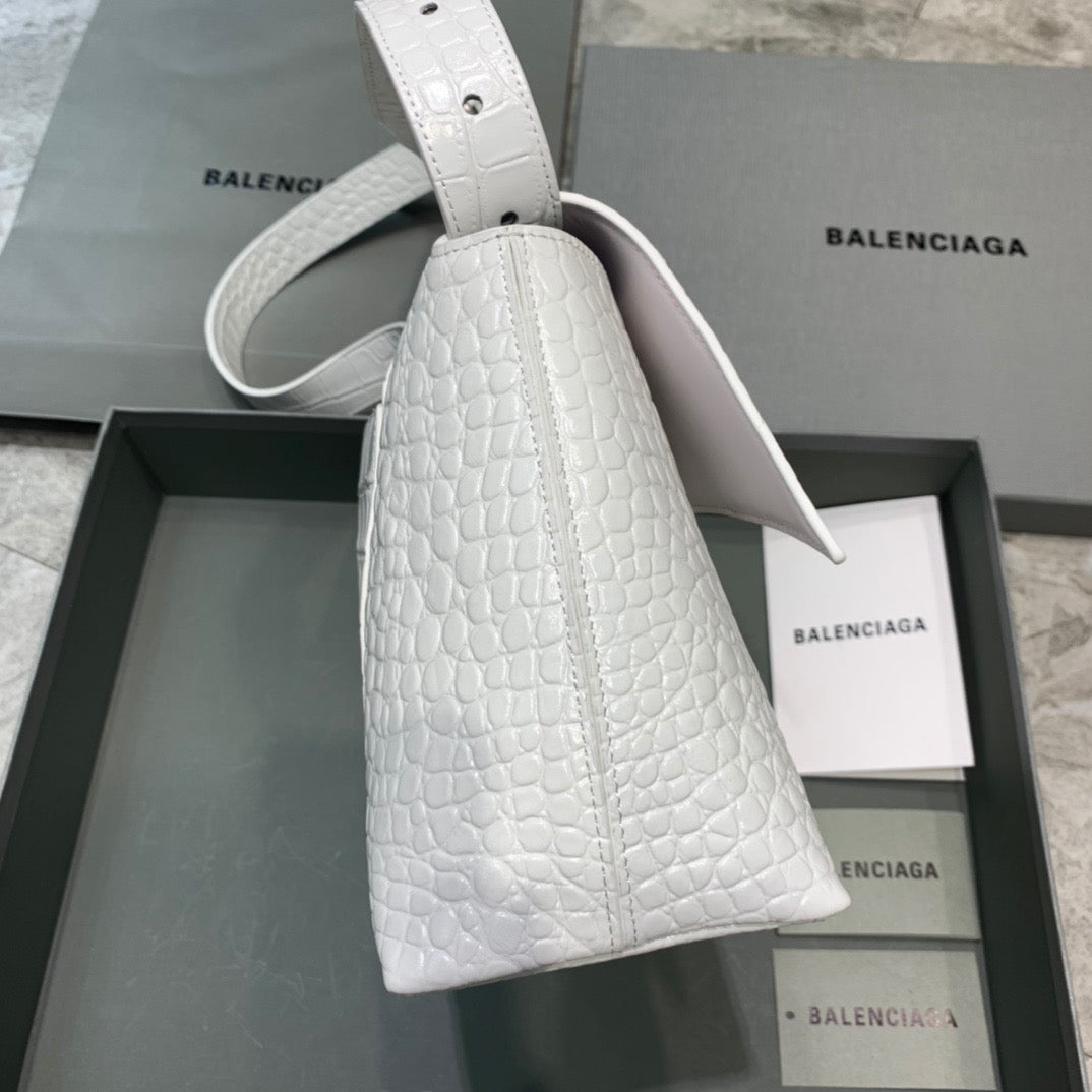 Downtown Small Shoulder Bag In White, For Women,  Bags 11.8in/30cm