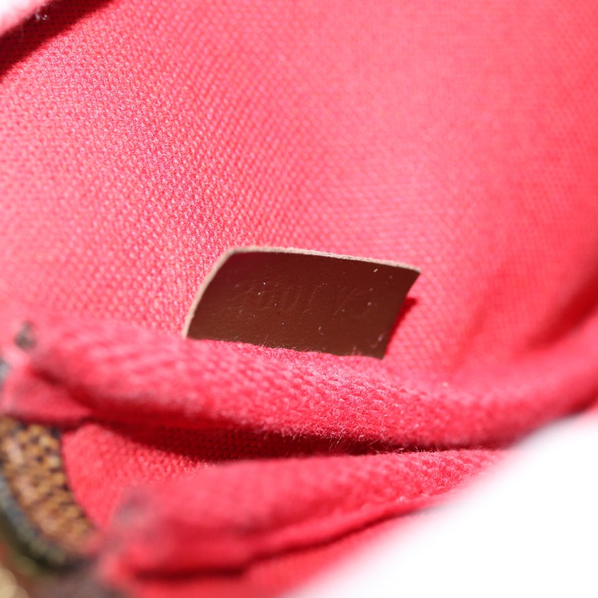 Louis Vuitton Pochette Accessoire  Canvas Clutch Bag
