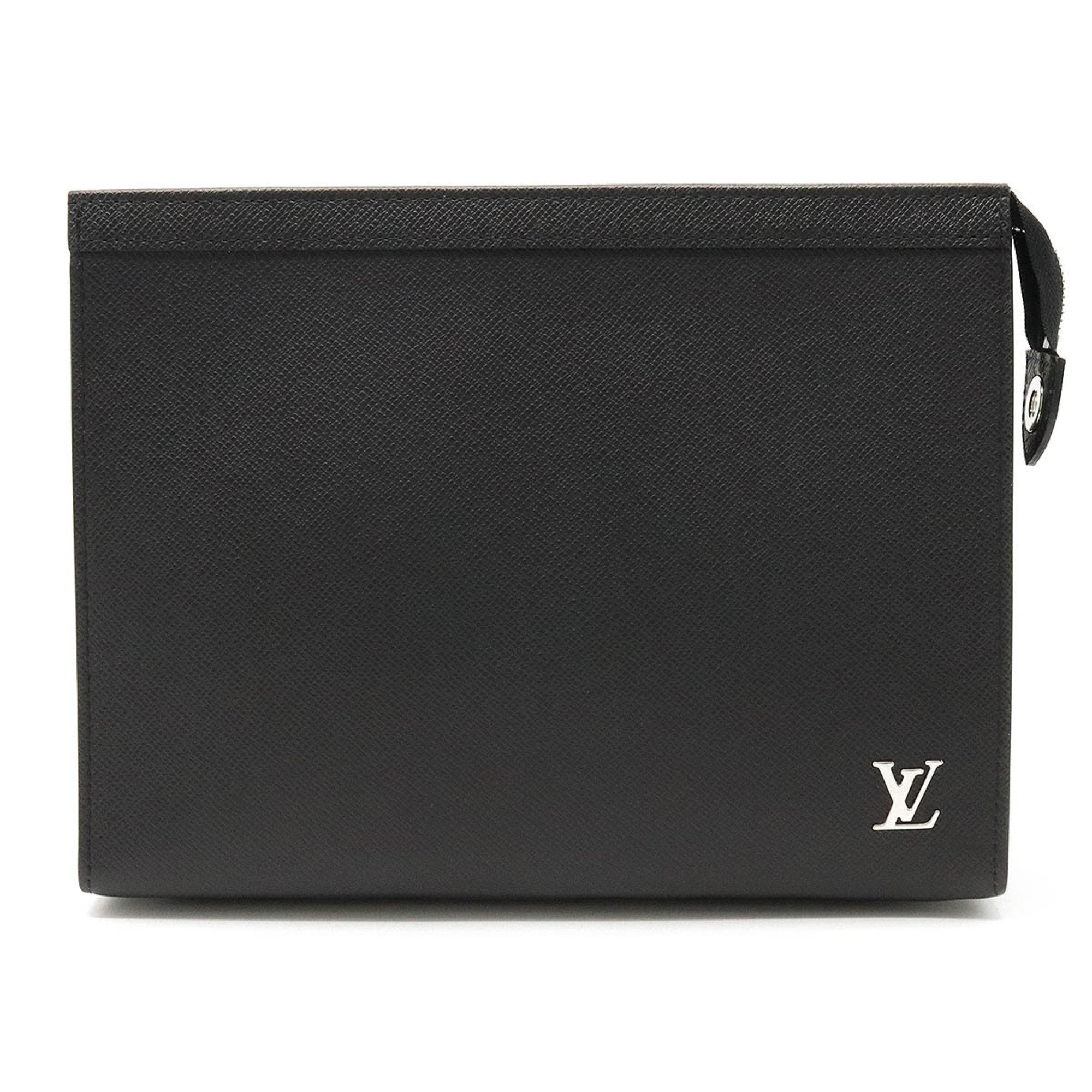 Louis Vuitton Pochette  Leather Clutch Bag