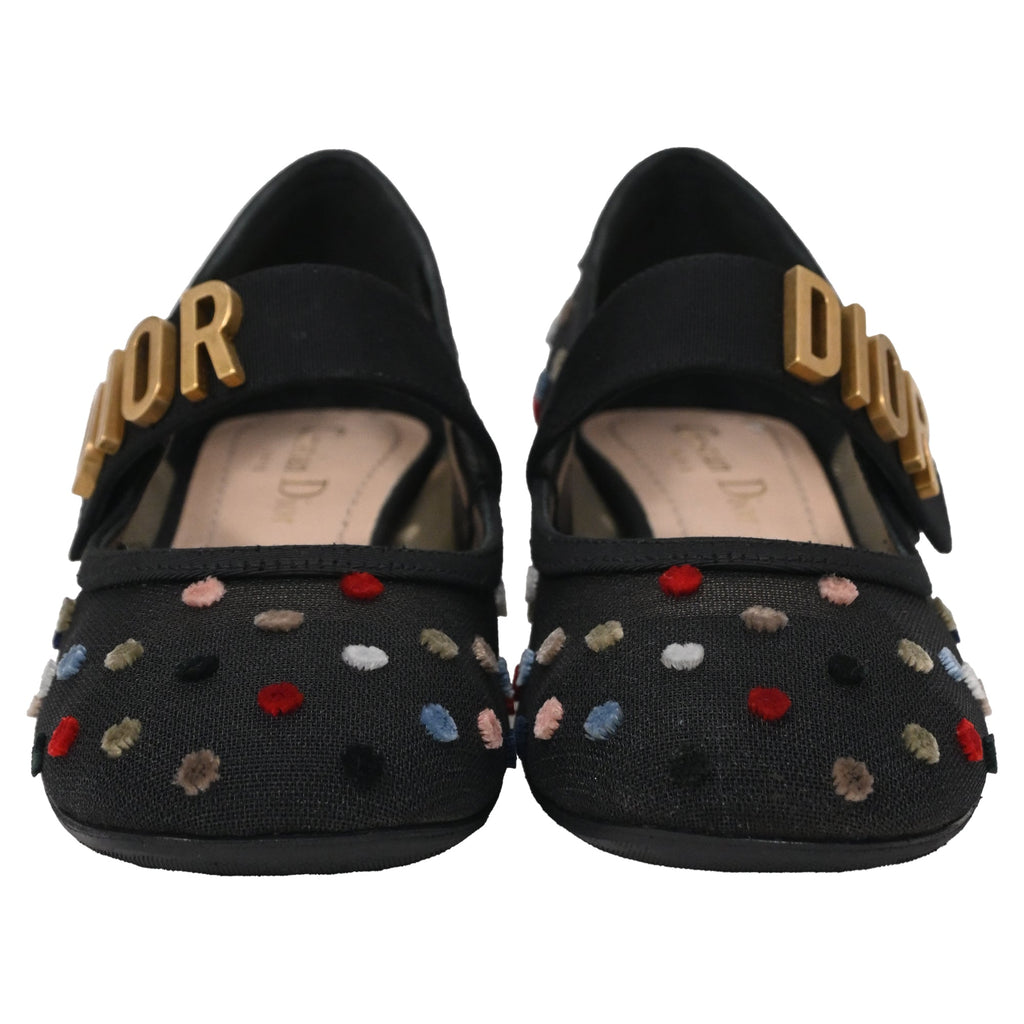 Dior Baby-D Mary Jane Pumps in Black Polyester