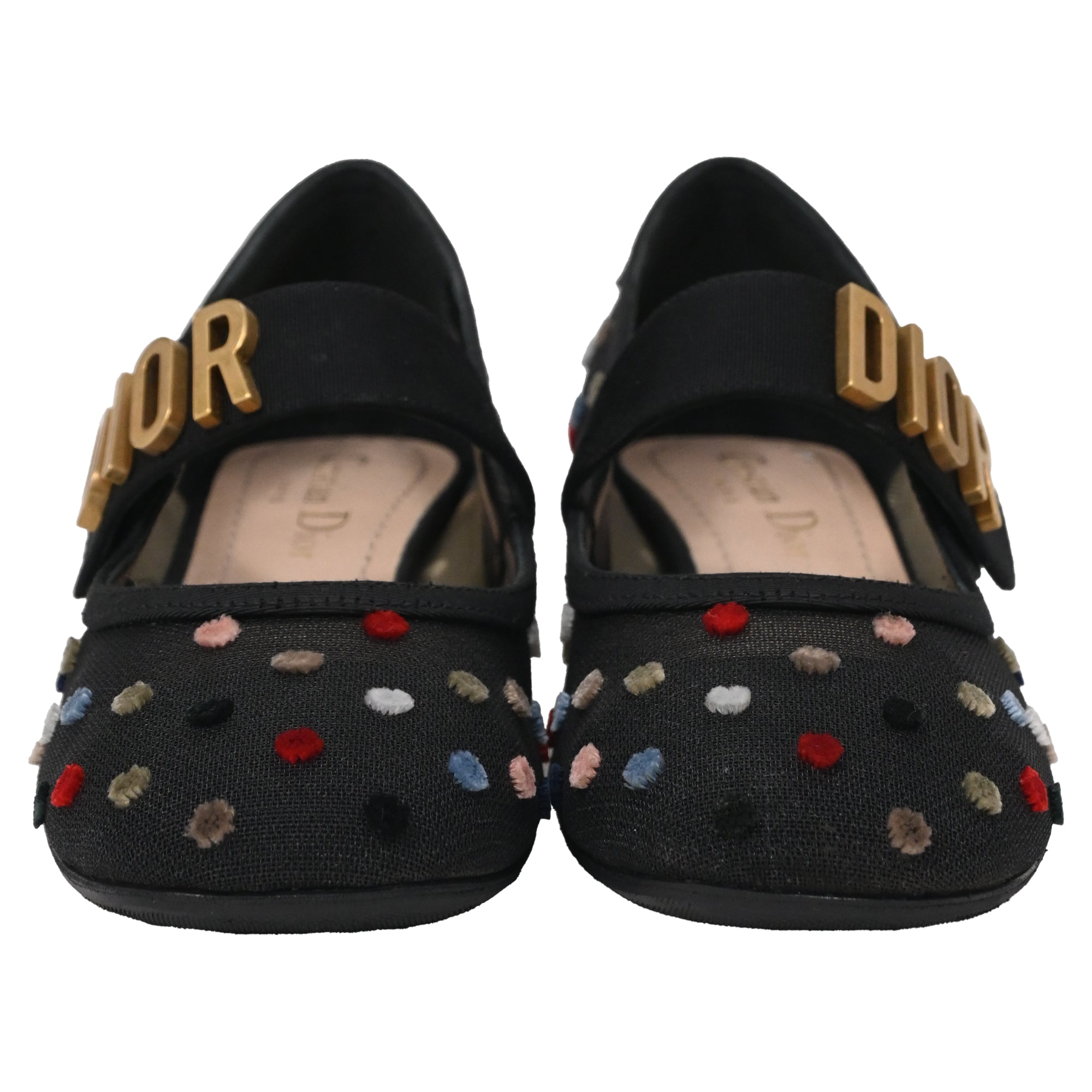Dior Baby-D Mary Jane Pumps in Black Polyester