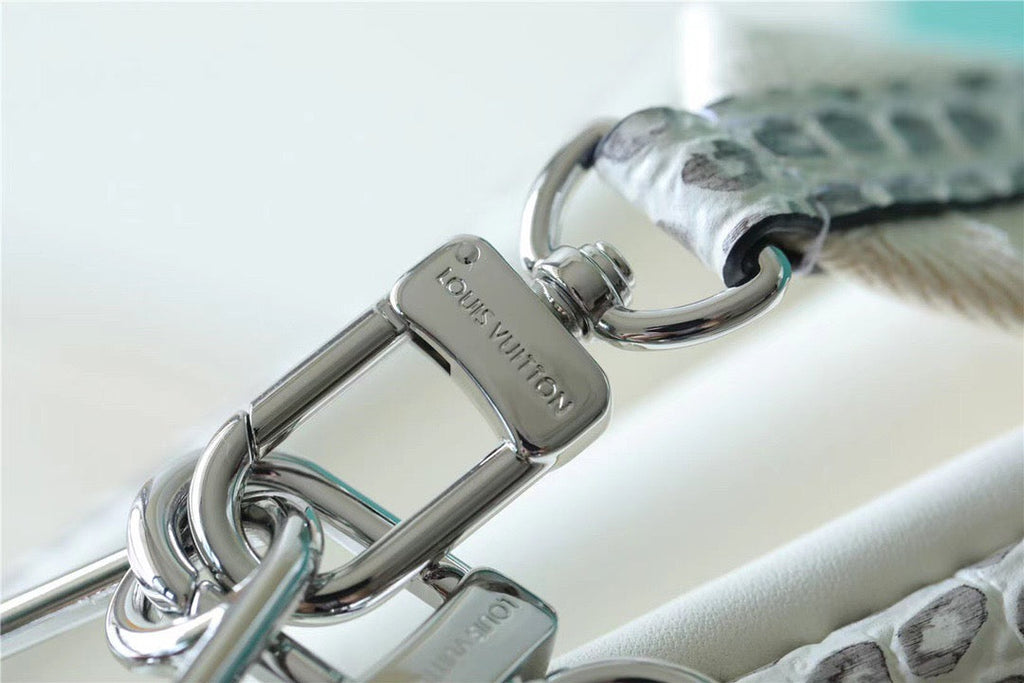 Louis Vuitton Coussin PM High Shiny Alligator White For Women,  Shoulder And Crossbody Bags 10.2n/26cm Louis Vuitton