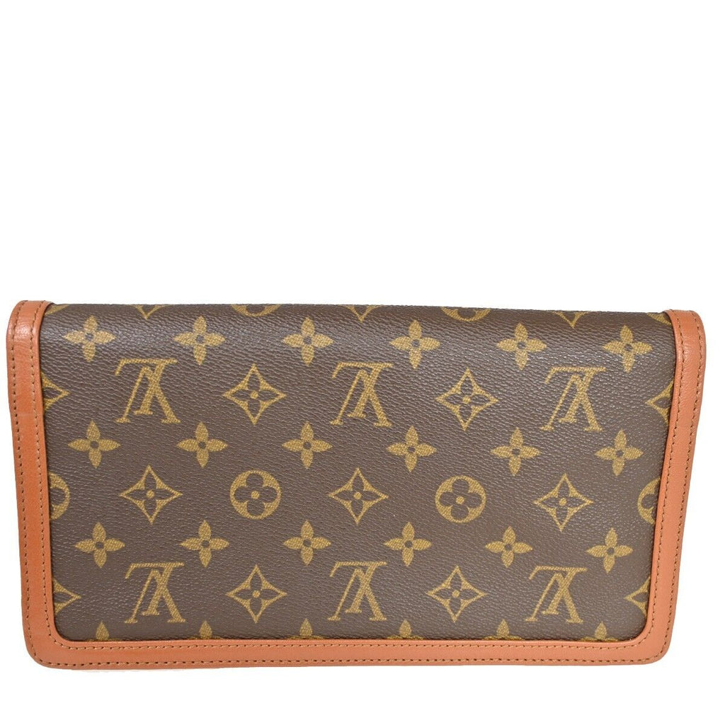 Louis Vuitton Pochette Dame  Canvas Clutch Bag
