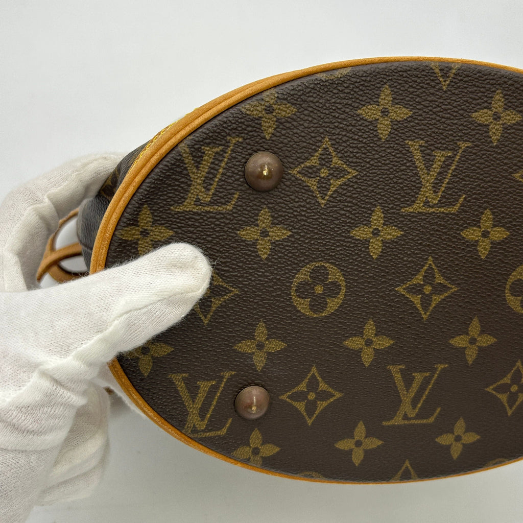 LOUIS VUITTON Monogram Bucket PM Shoulder Bag Louis Vuitton8857cc