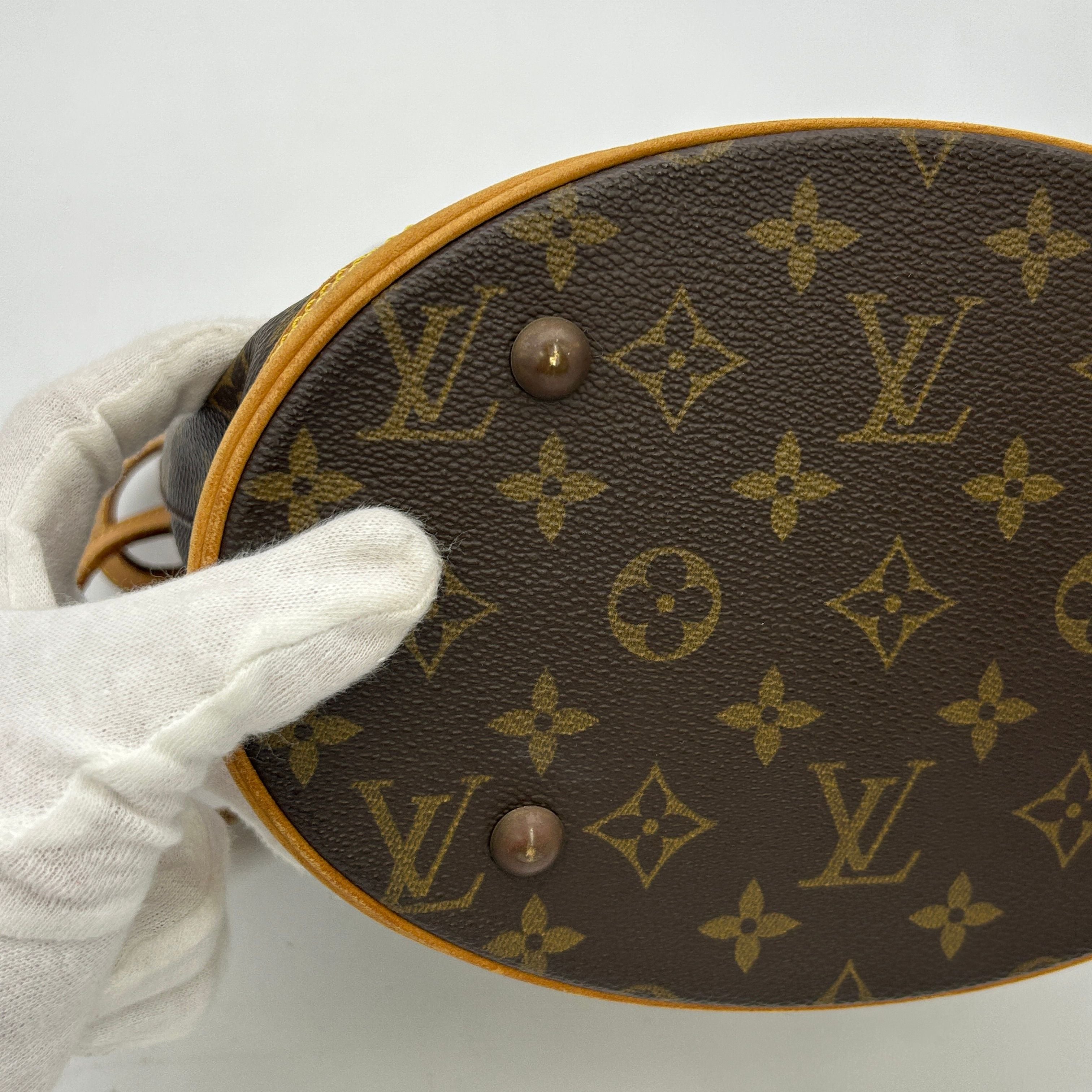 LOUIS VUITTON Monogram Bucket PM Shoulder Bag Louis Vuitton8857cc