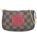 Louis Vuitton Mini Pochette Accessoires  Calfskin Clutch Bag
