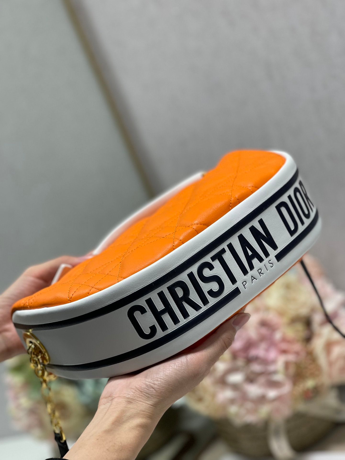 Dior MeDiorum Vibe Hobo Bag, Orange Handbags, Crossbody Bags, 30cm CD