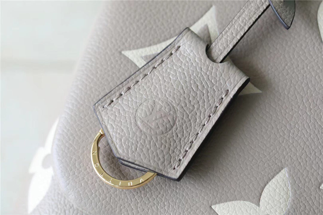 Louis Vuitton Madeleine MM Monogram Empreinte Dove Gray/ Creme Beige For Women,  Shoulder and Crossbody Bags 11.8in/30cm Louis Vuitton M46041