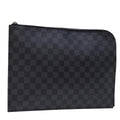 Louis Vuitton Pochette Jour  Canvas Clutch Bag