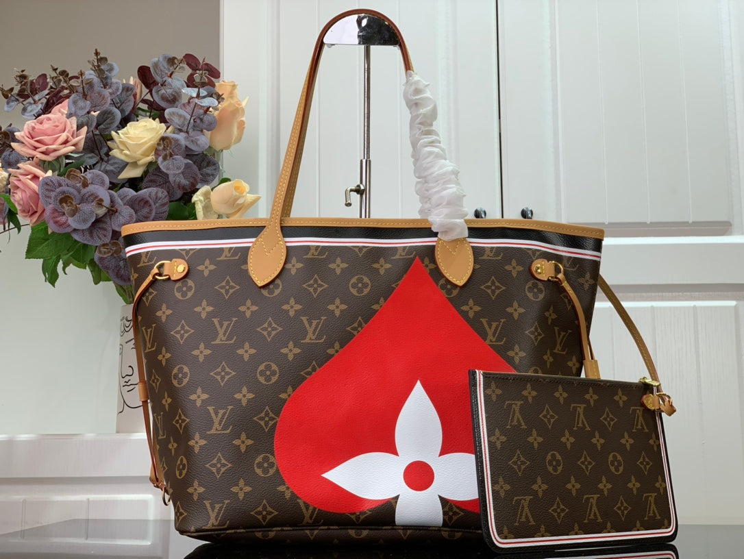 Louis Vuitton Neverfull MM Game On Tote Bag Monogram Canvas By Nicolas Ghesquiere For Women,  Shoulder Bags 12.2in/31cm Louis Vuitton M57452