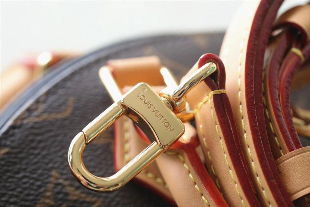 Louis Vuitton Ellipse GLAMI Handbag Created By Nicolas Ghesquiere From Classic Monogram Canvas For Women Brown 23cm/8.9in Louis Vuitton