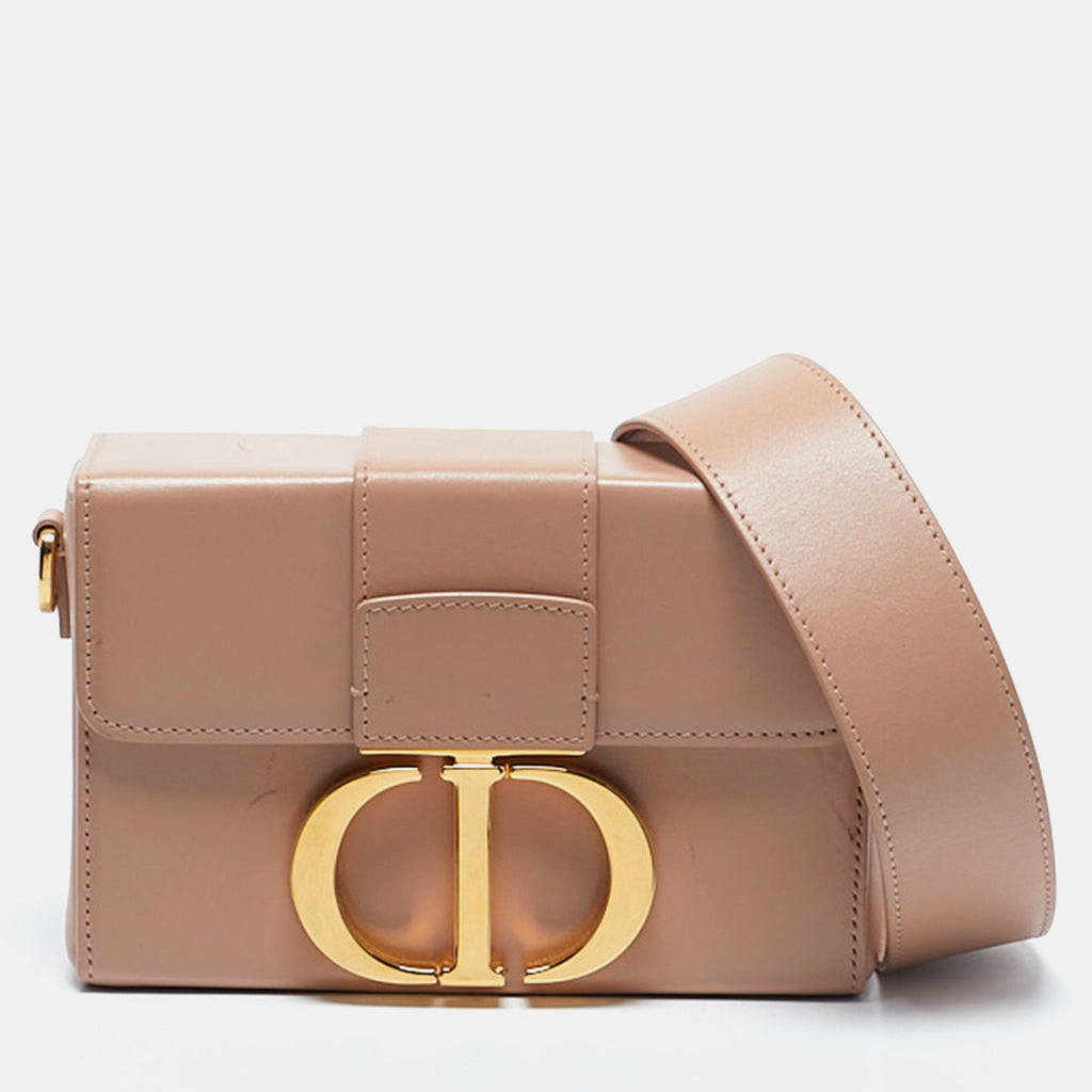 Dior 1:1 Rep Pink Leather 30 Montaigne Box Bag