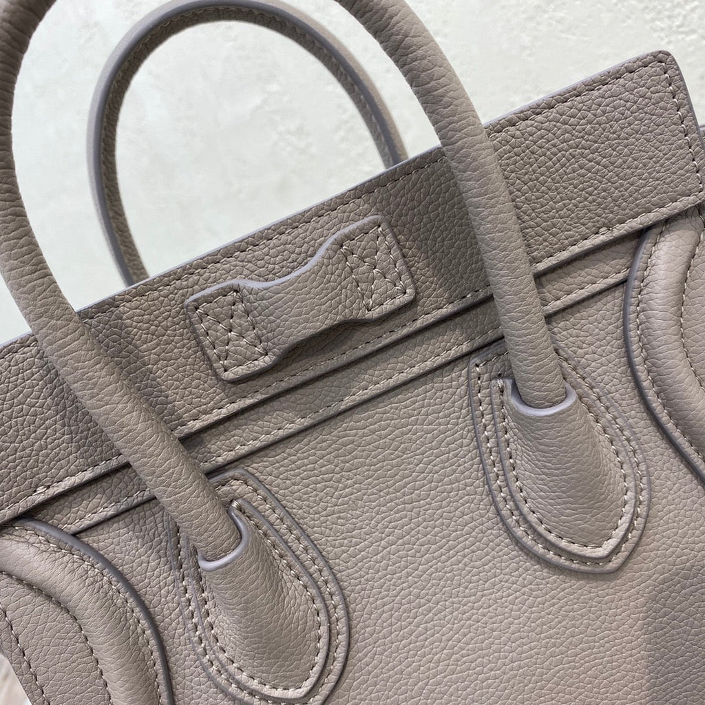 Top Quality Nano LuGucciage Bag In Drummed Brown For WomLB 8in/20cmÃÂ 
