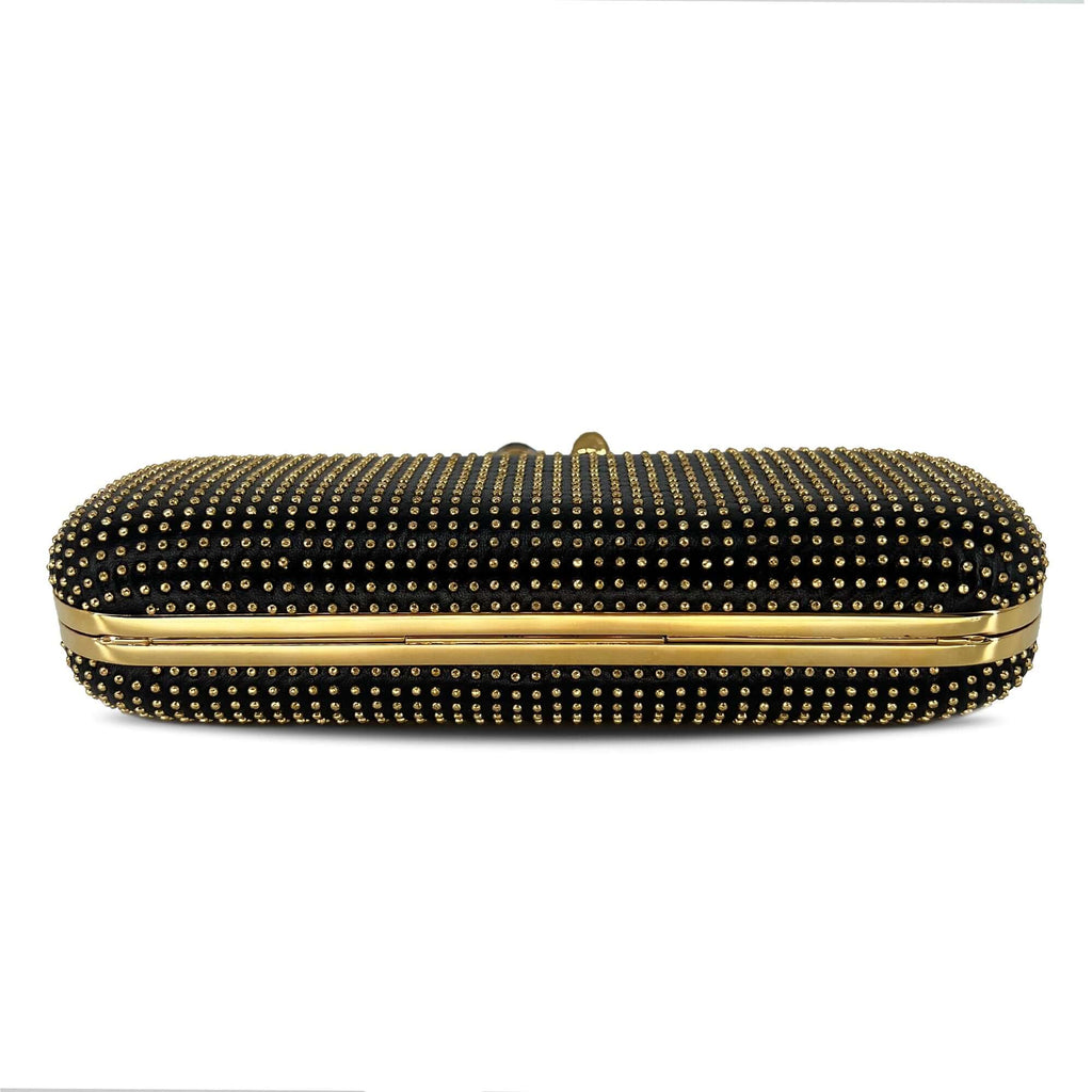 Alexander McQueen Knuckle Leather Clutch Bag.