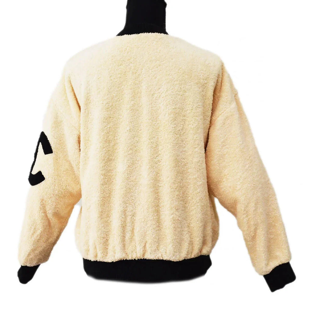 Chanel Cruise 1993 CC crew-neck terry cloth sweatshirt